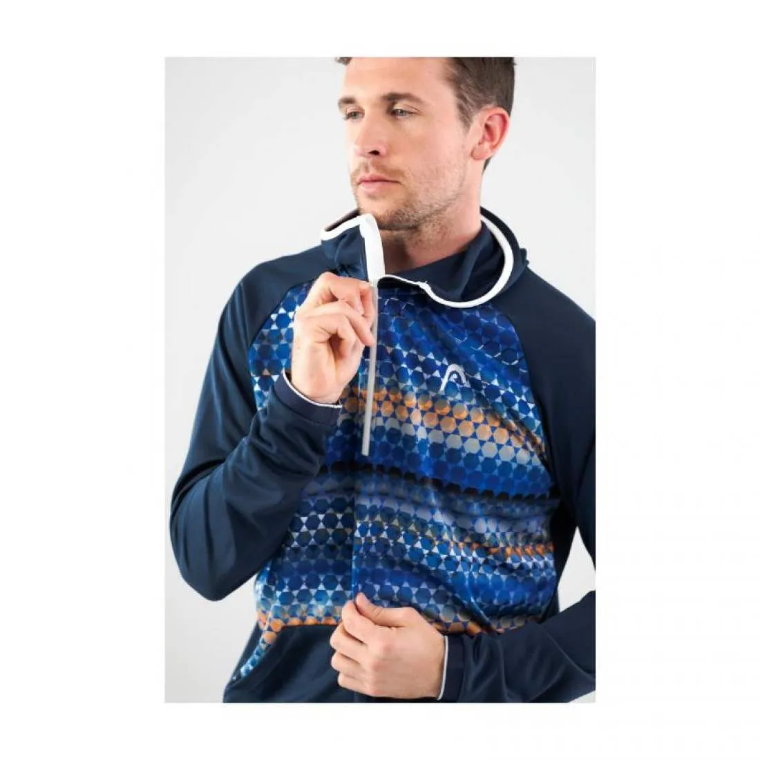 Sudadera Head TopSpin Azul Oscuro Print | Head