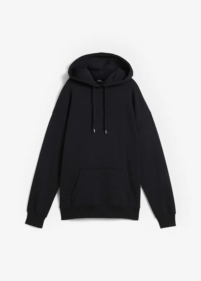 Sudadera holgada con capucha Negro