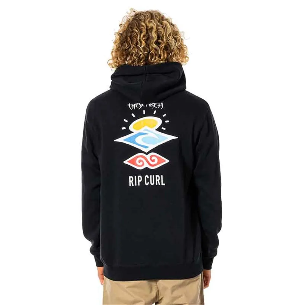 Sudadera Hombre Rip Curl con capucha  Search Icon hood black Ref. CFEGL9 negra