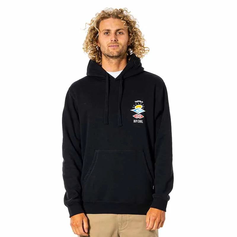 Sudadera Hombre Rip Curl con capucha  Search Icon hood black Ref. CFEGL9 negra