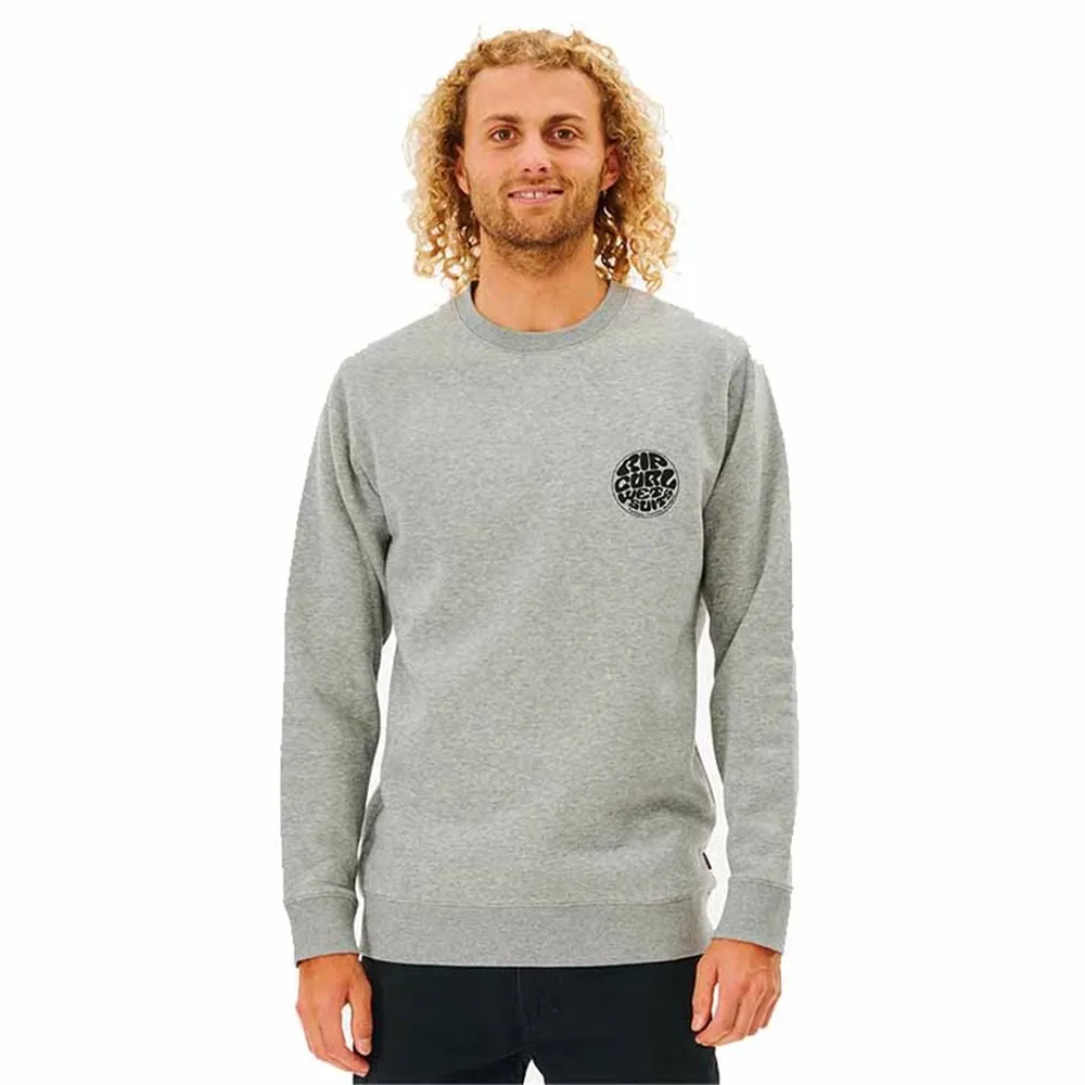 Sudadera Hombre RIP CURL Cuello redondo Wetsuit Icon Crew ref. CFEHN9 gris claro