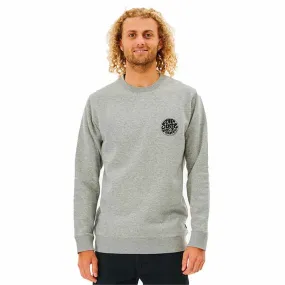 Sudadera Hombre RIP CURL Cuello redondo Wetsuit Icon Crew ref. CFEHN9 gris claro