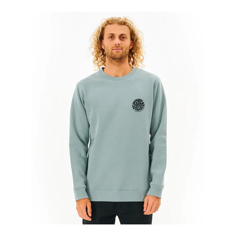 Sudadera Hombre RIP CURL Cuello redondo Wetsuit Icon Crew ref. CFEHN9 mineral blue -azul