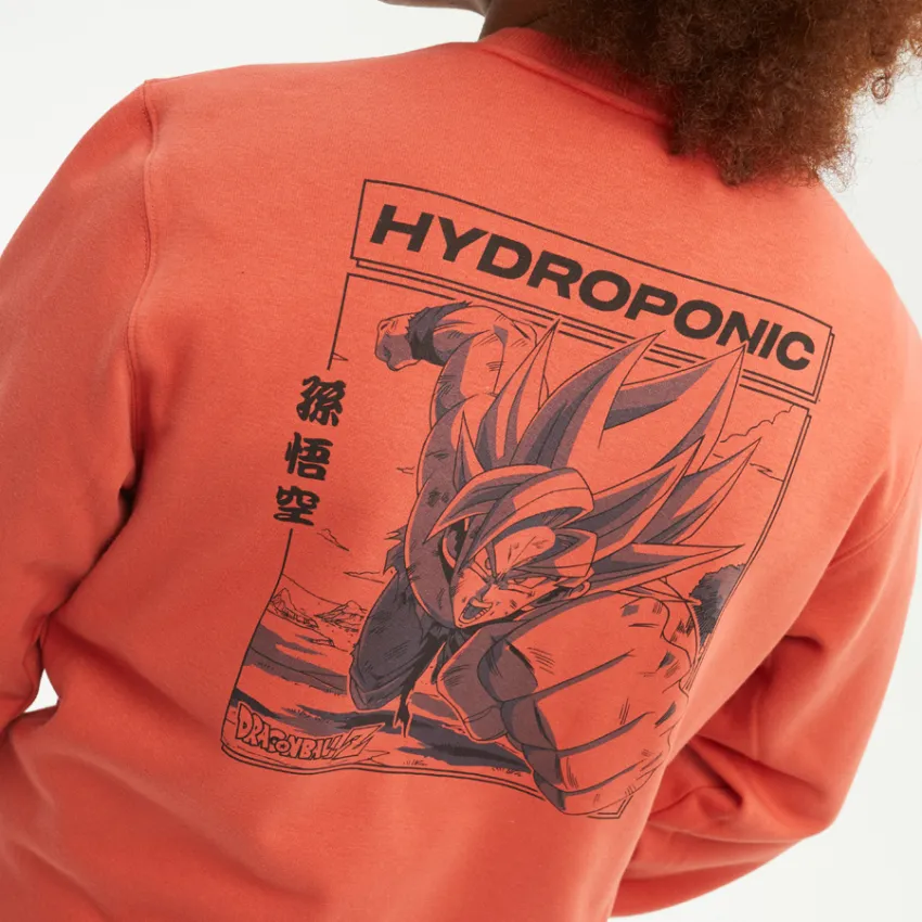 Sudadera Hydroponic hombre sin capucha COMIC CW ref-23051-02 terracota-rojo