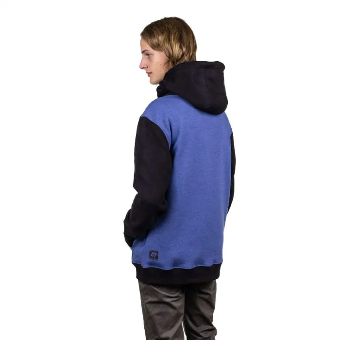 Sudadera Hydroponic Niño con capucha Skate Deep HD YTH Ref. 19549Y Azul jaspeado y negra