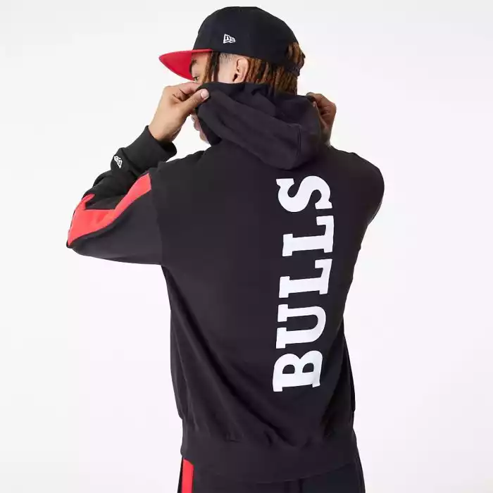 Sudadera New Era Nba Colour Block Os Hoody Chicago Bulls 60416368