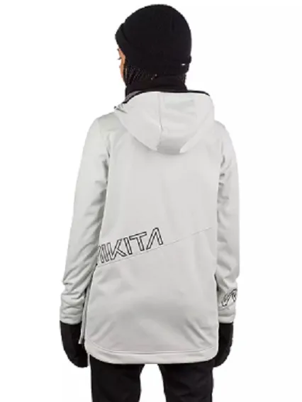 Sudadera Nieve NIKITA Mujer con capucha RADIO HOODIE – WHITE Ref. NKWSRAD-WHT Blanca