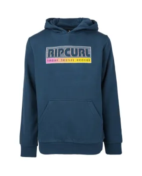 Sudadera niño RIP CURL con capucha  y bolsillos  ref.kfefv4  slantbig hooded fleece navy -azul marino