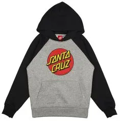 Sudadera niño SANTA CRUZ con capucha para Chicos Ref. Youth DOT REFLECTION HOOD -BLACK HEATHER GREY