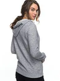 Sudadera ROXY Capucha y Cremallera para Mujer Trippin (sgrh) Ref. ERJFT03596 Gris jaspeada