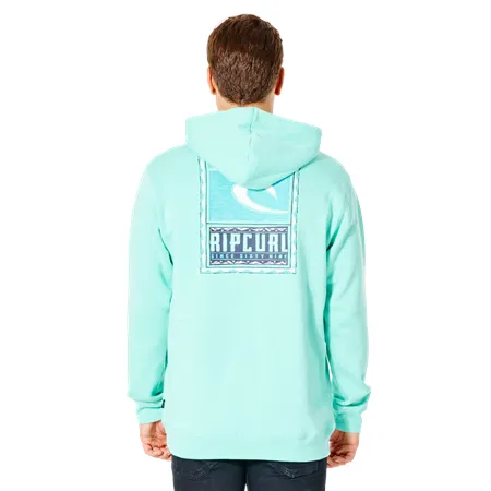 Sudadera suéter Hombre Rip Curl con capucha Cut Out Washed Aqua Ref. CFEGV9 azul agua