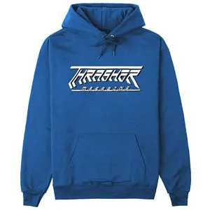 Sudadera THRASHER Hombre con capucha Future logo hood Royal blue Ref. 145040 azul