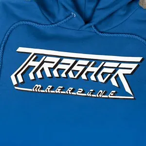 Sudadera THRASHER Hombre con capucha Future logo hood Royal blue Ref. 145040 azul