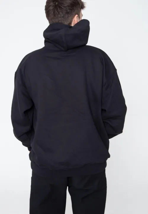 Sudadera THRASHER Hombre con capucha Skate Mag Hoodie  double flame Black Ref. 145094 Negra logo fluo