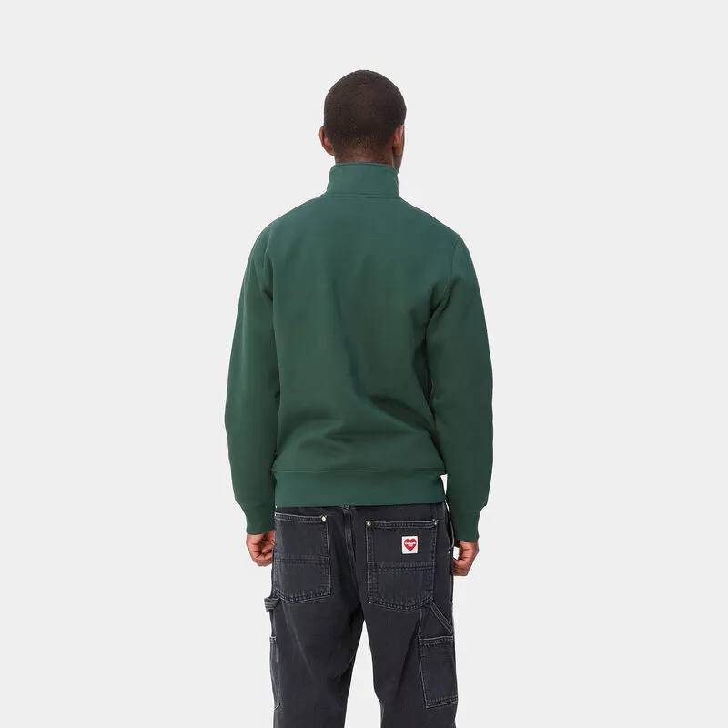 Sudadera Verde Carhartt Chase Neck Zip Sweatshirt Discovery Green S