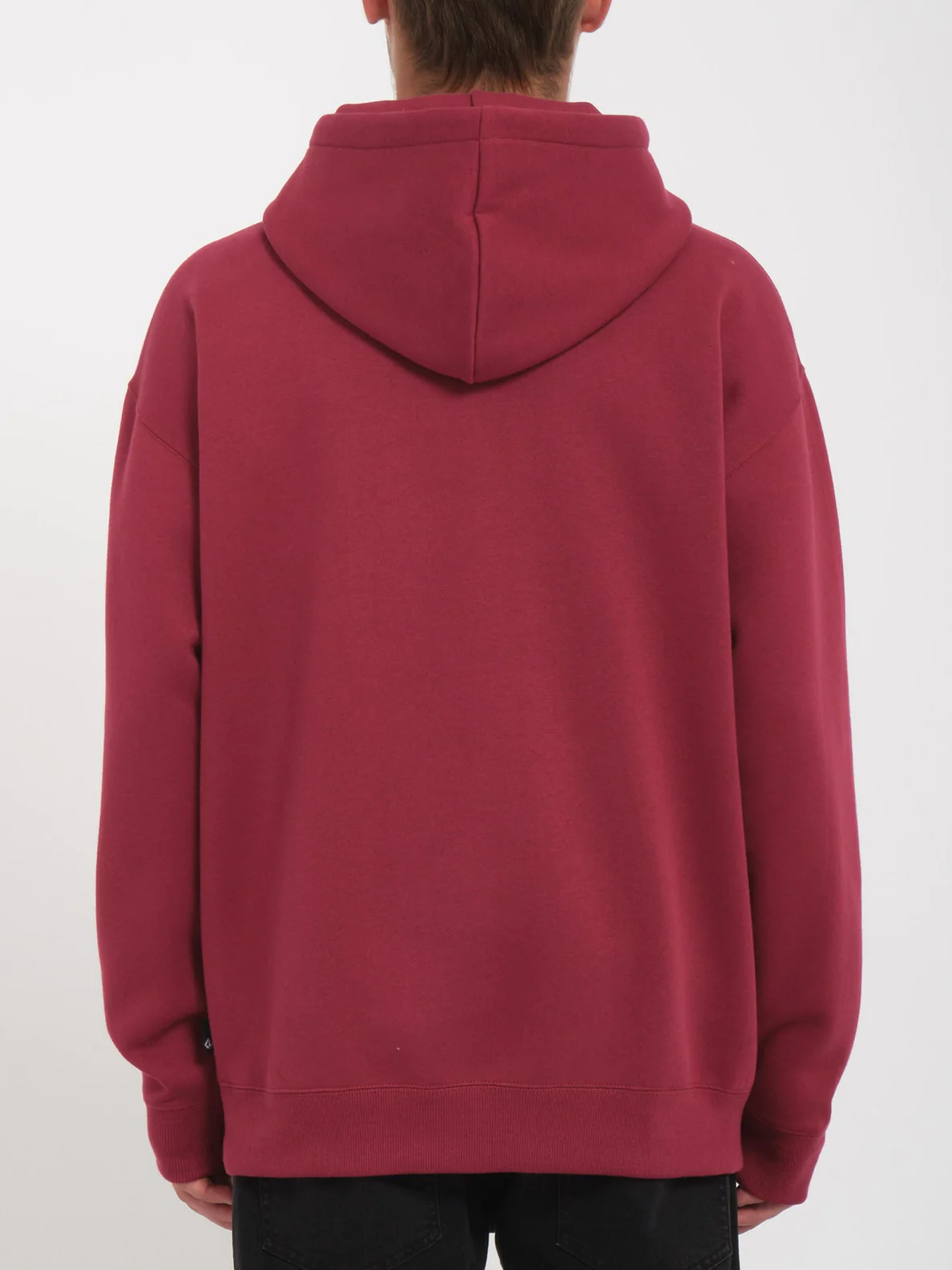 Sudadera VOLCOM con capucha para hombre clásica SINGLE STONE – WINE Ref. A4132315 granate