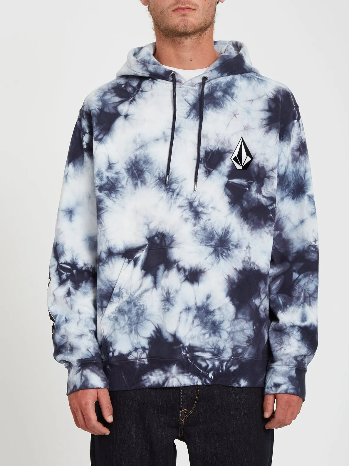 Sudadera VOLCOM con capucha para hombre ICONIC STONE – MULTI Ref. A4132103_MLT Tye die azul