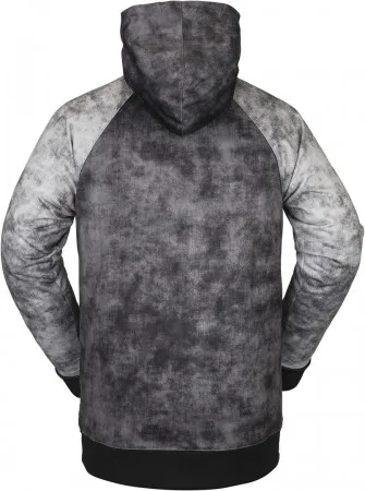 Sudadera VOLCOM con capucha y cremallera para hombre HYDRO RIDING – ACID BLACK Ref. G4152201_ABK gris