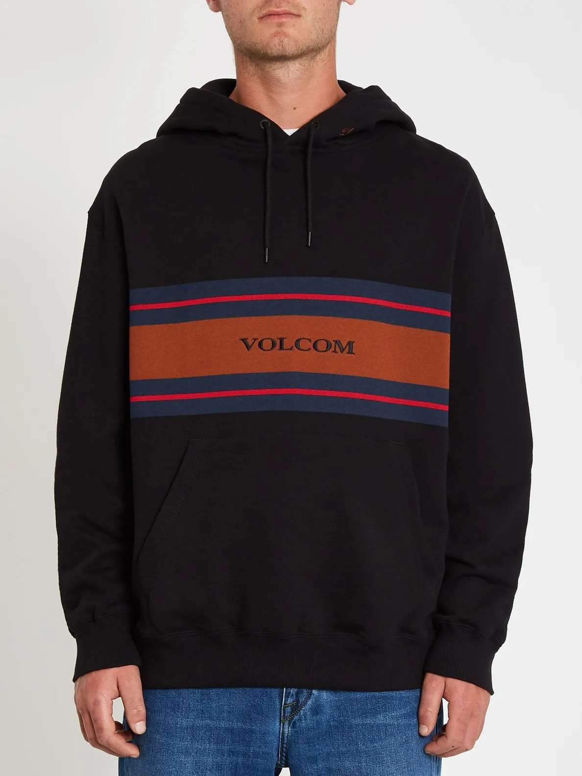 Sudadera VOLCOM Hombre con capucha casual ZERO DIVISION – BLACK Ref. A4112105 negra Nueva Colección