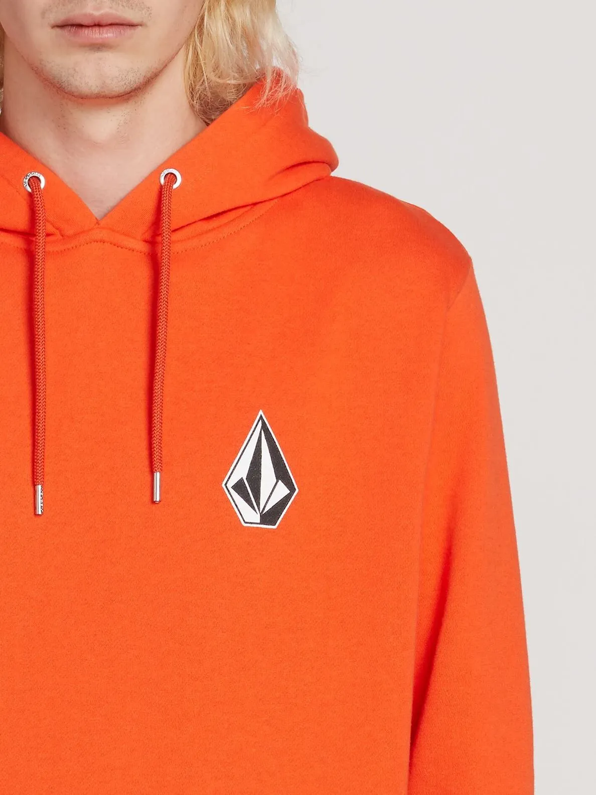 Sudadera VOLCOM Hombre con capucha DEADLY STONES P/O – TGL Ref. A4131907 naranja logo diamante mangas