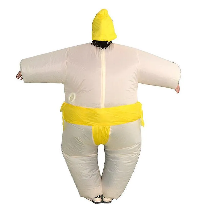 Sumo Fancy Dress Fan Inflatable Costume Suit With Hat