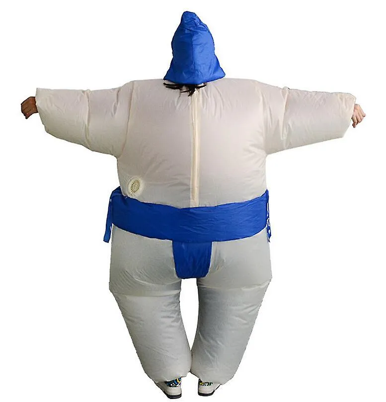 Sumo Fancy Dress Fan Inflatable Costume Suit With Hat