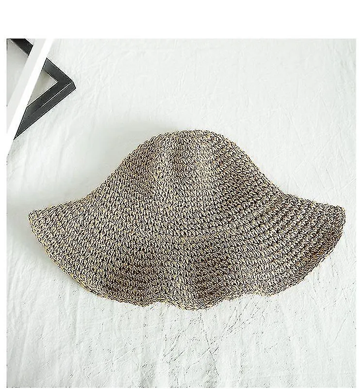 Sun Hats For Women Foldable Wide Brim Straw Sun Hat Summer Beach Hat For Women Girl