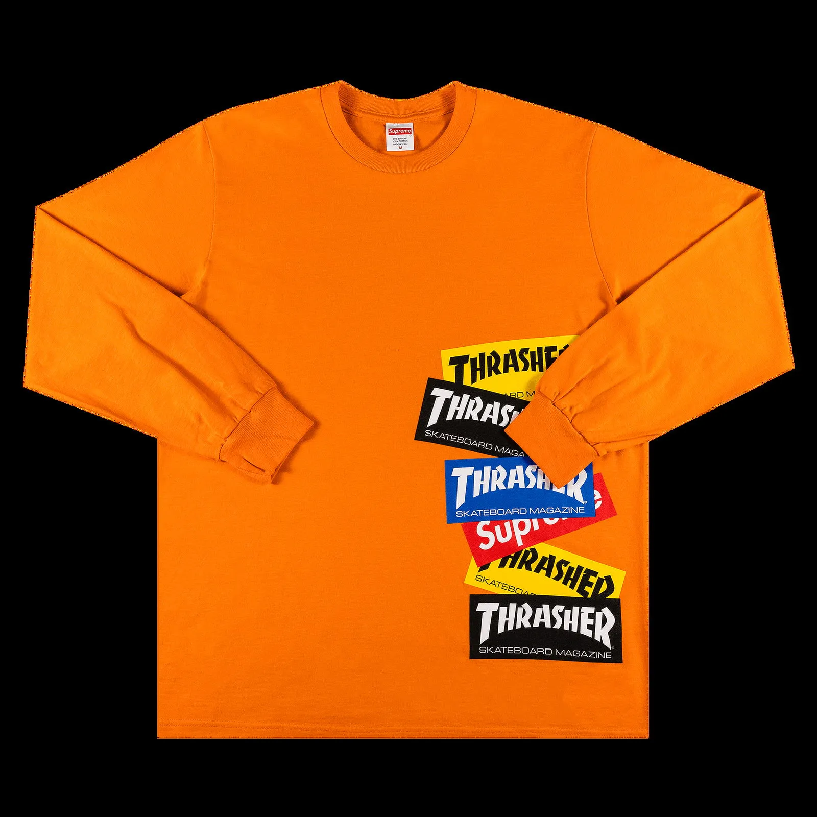 Supreme Thrasher x Multi Logo Long-Sleeve Tee