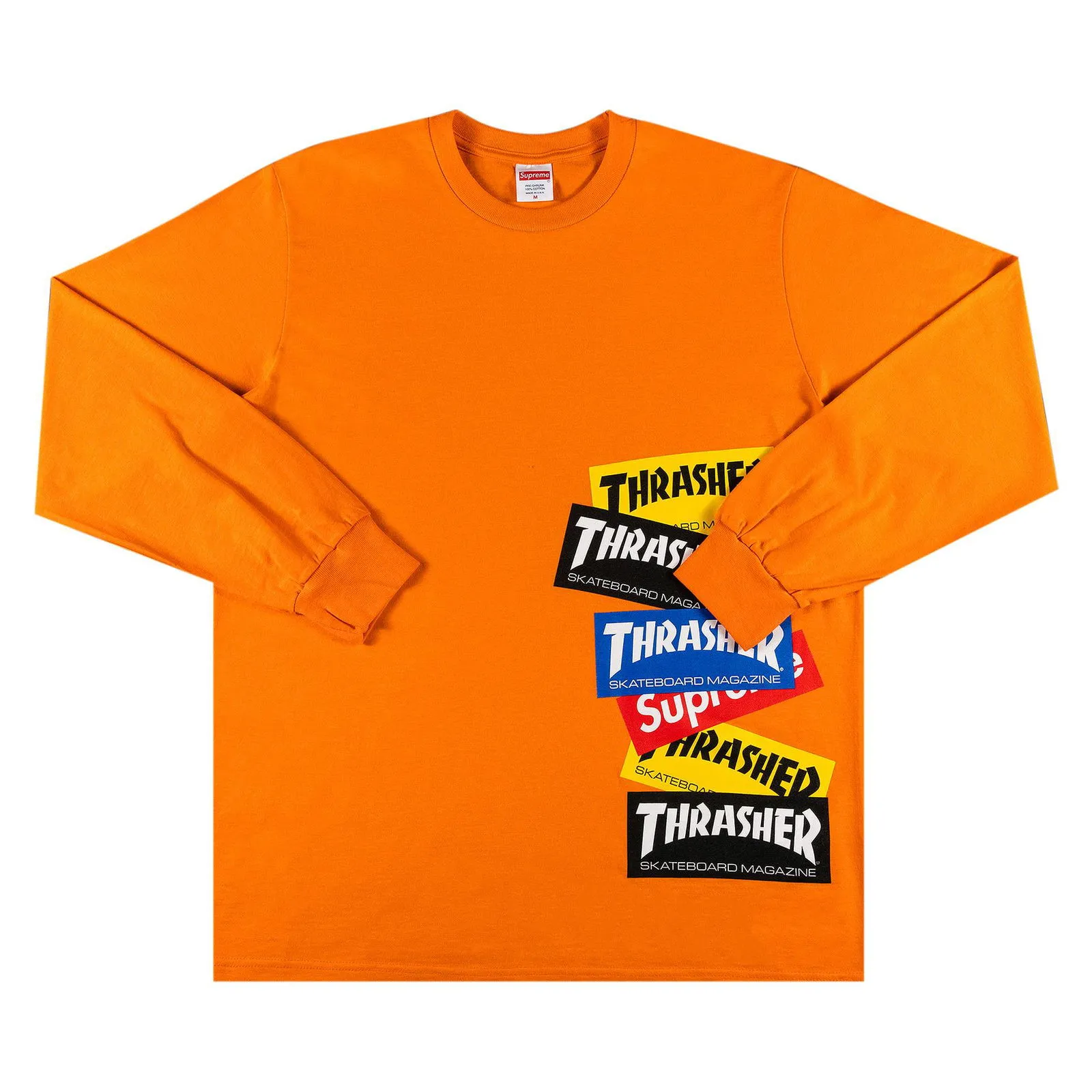 Supreme Thrasher x Multi Logo Long-Sleeve Tee