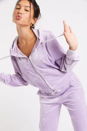 Swappy Sealake lilac purple velour jacket