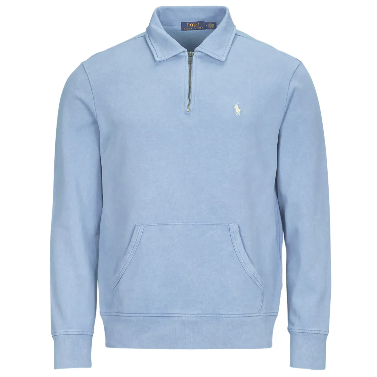 SWEATSHIRT DEMI ZIP EN MOLLETON