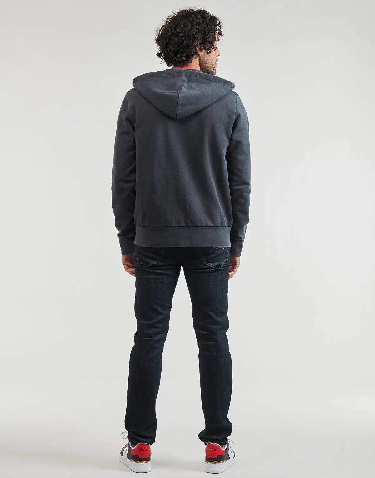 SWEATSHIRT ZIPPE EN MOLETON