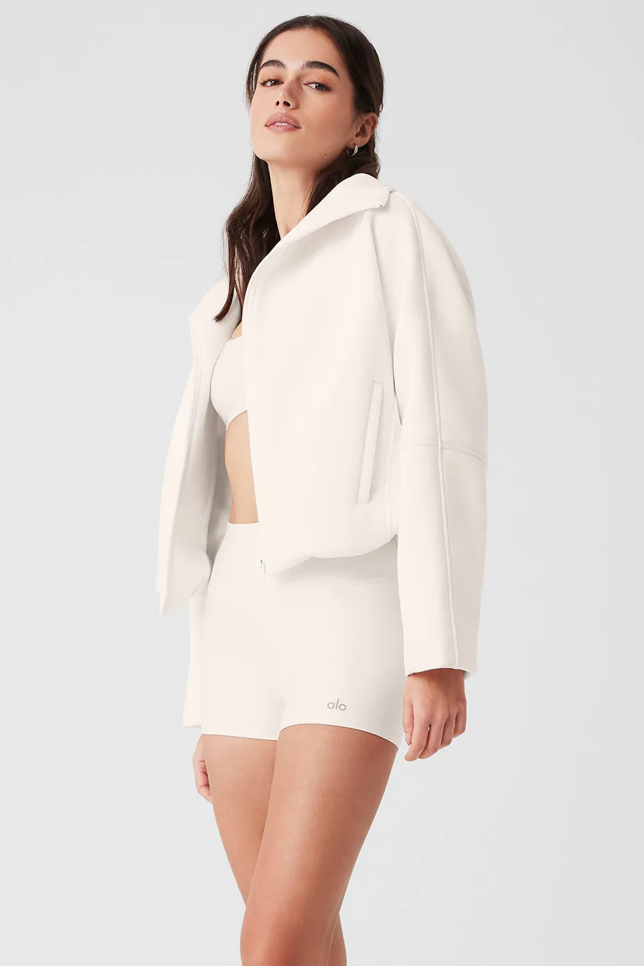 Technical Form Jacket - Ivory