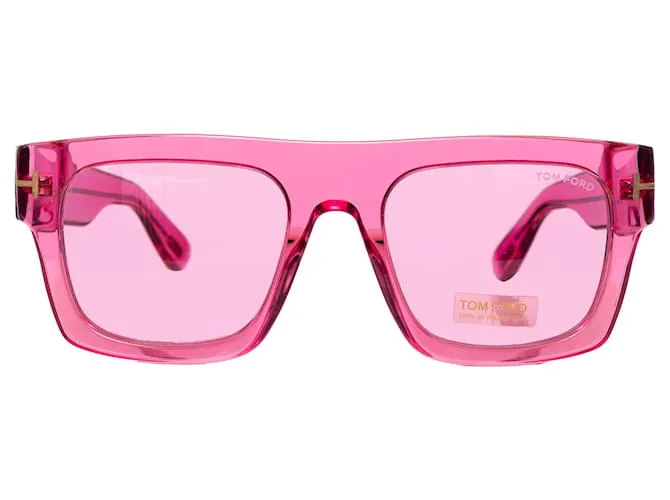 Tom Ford Fausto gafas de sol cuadradas Rosa 