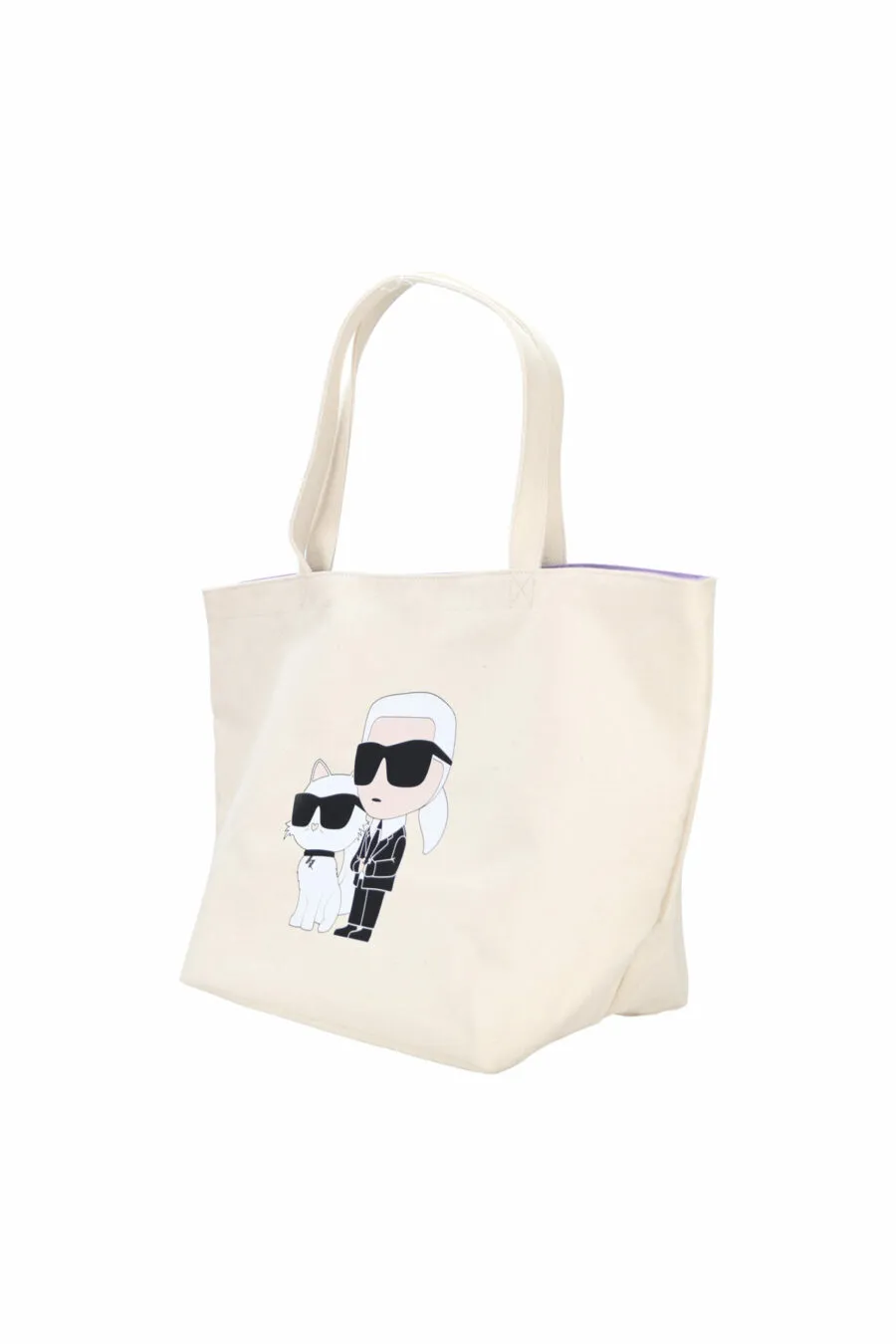 Tote bag blanca con maxilogo 