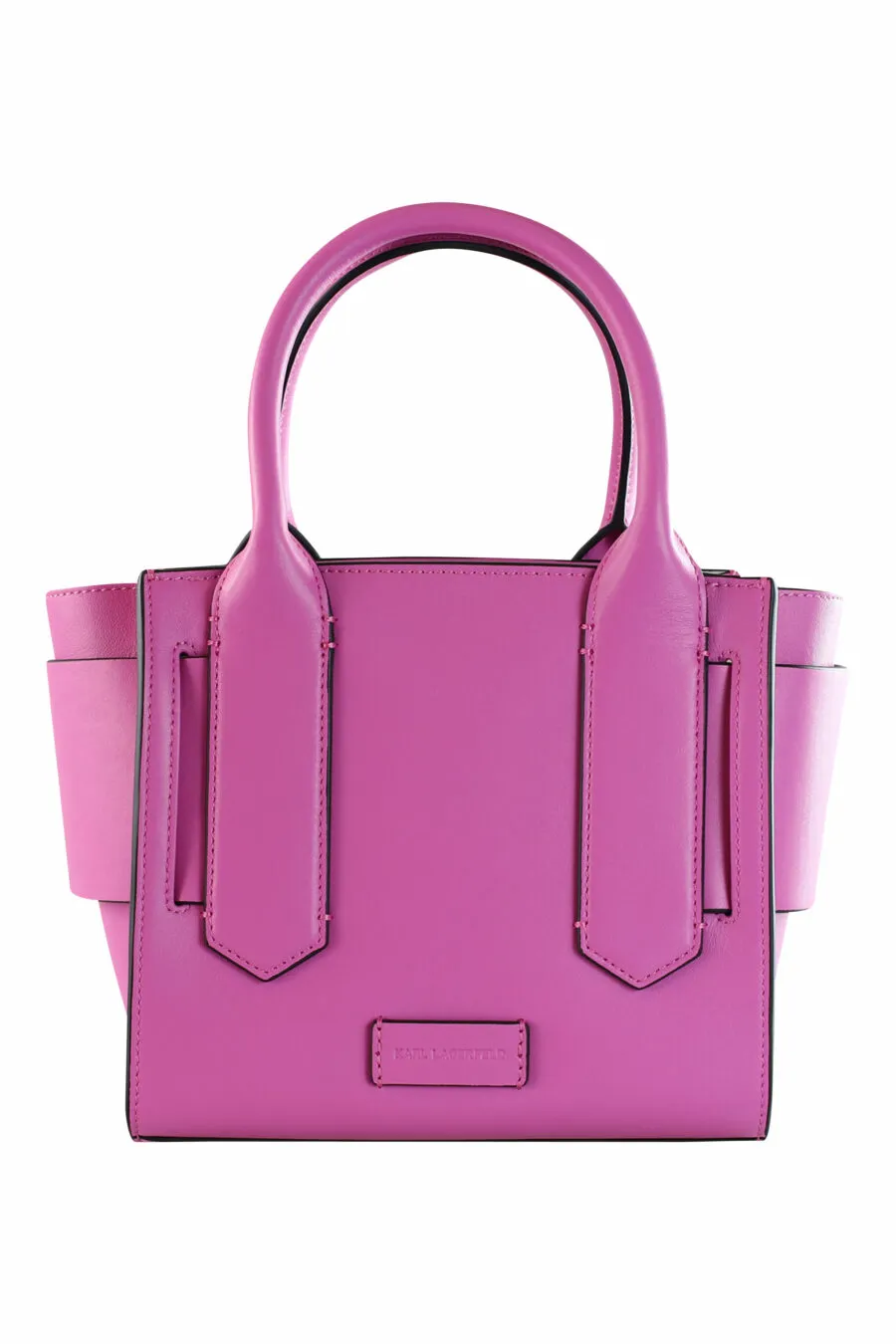 Tote bag mini fucsia con logo 