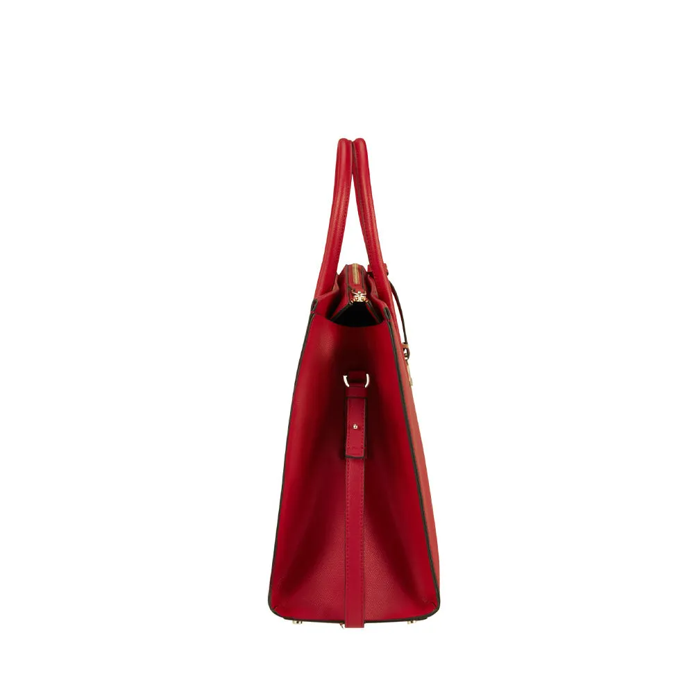 Tote bag para laptop EVERY-TIME Dark Red 15.6