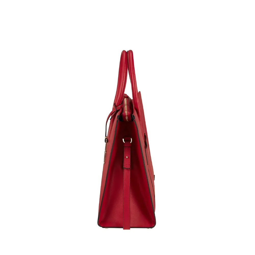 Tote bag para laptop EVERY-TIME Dark Red 15.6