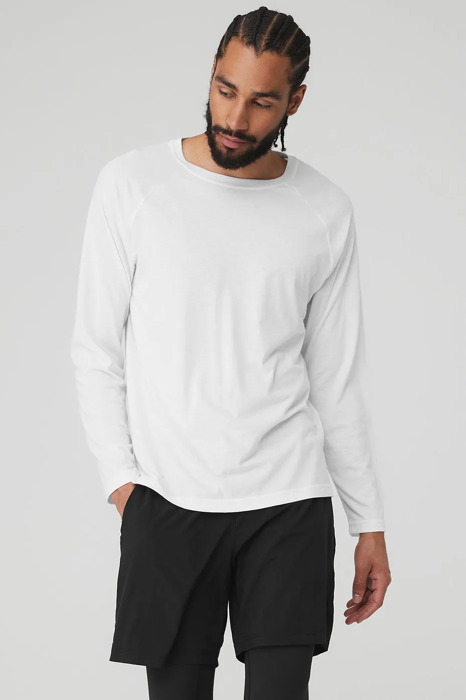 Triumph Long Sleeve Tee - White