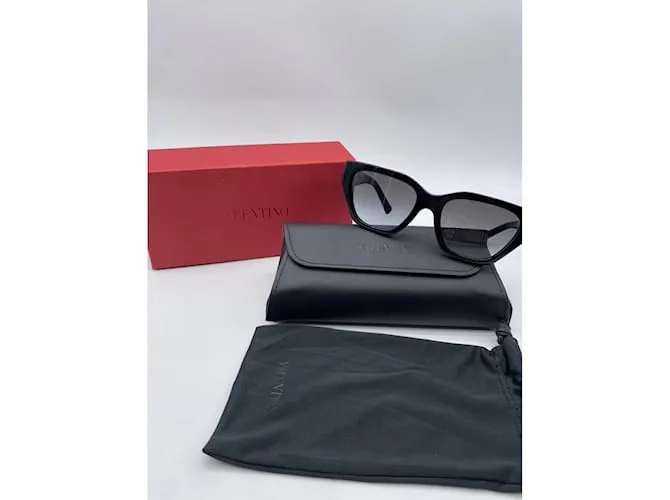 VALENTINO GARAVANI Gafas de sol T.  el plastico Negro 