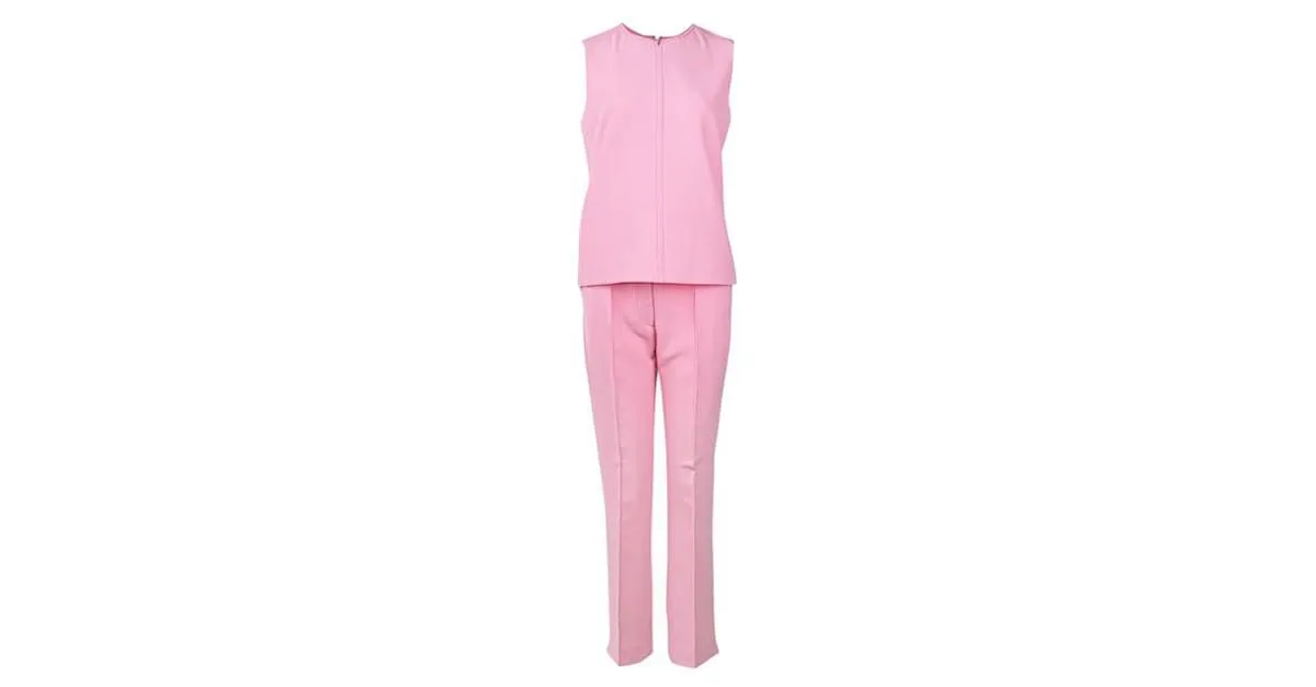 Victoria, Camiseta sin mangas de sastre Victoria Beckham Rosa 