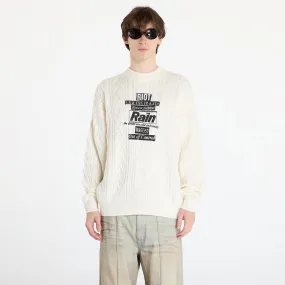 Wasted Paris Rain Cable Knit Sweater Off-White