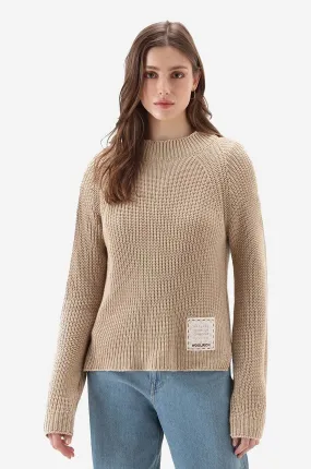 WOOLRICH Crewneck Patch Pocket Sweater