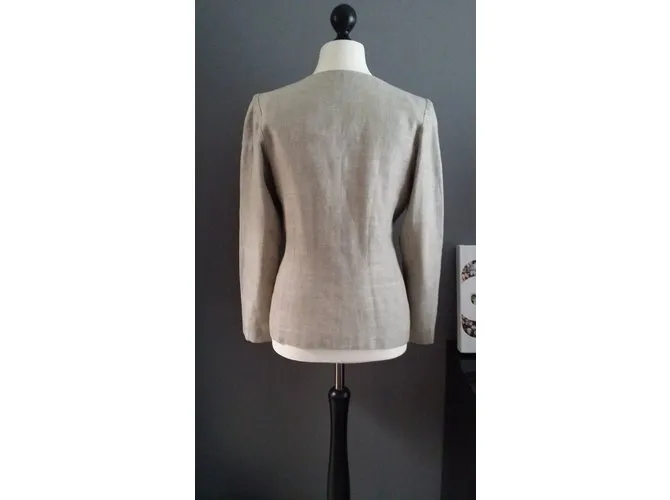 Yves Saint Laurent Chaquetas Beige 