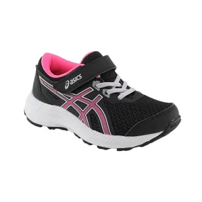 Zapatillas Asics Contend Negro-Fucsia