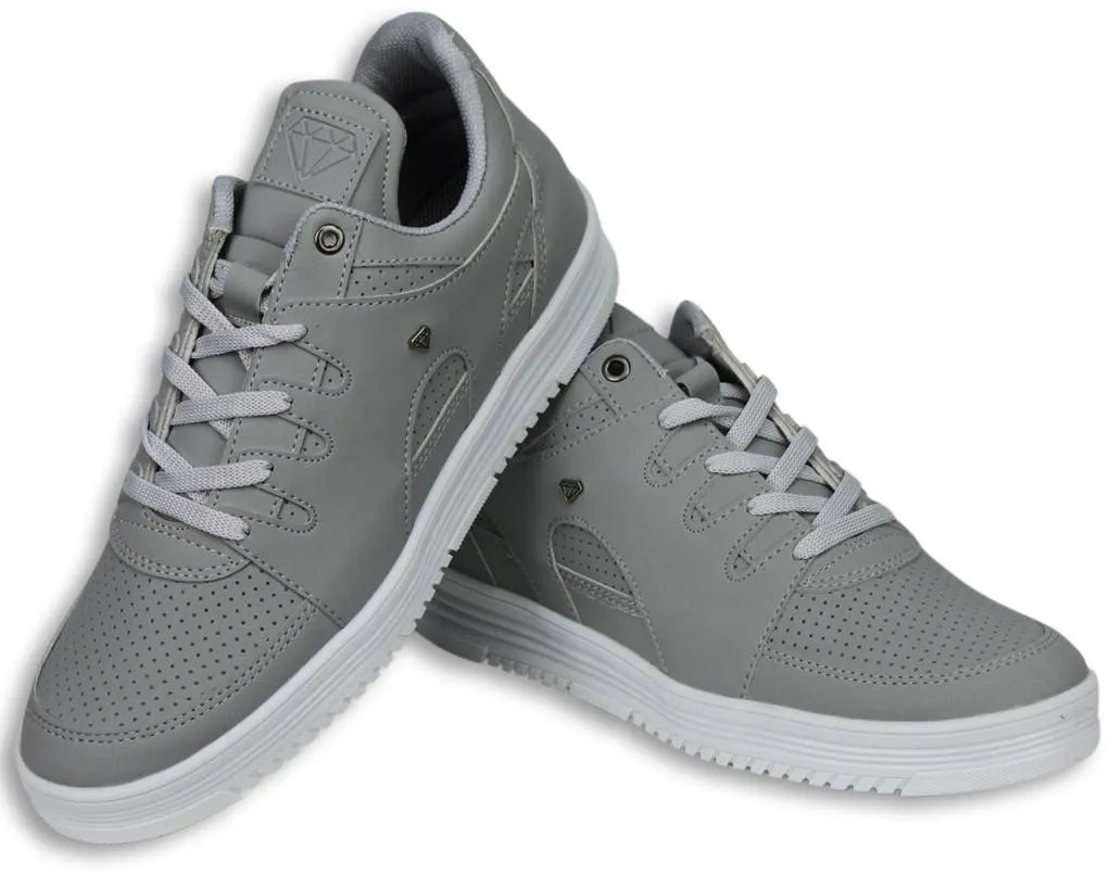 Zapatillas - Zapatos Para Hombre Unico Bajo - Gris