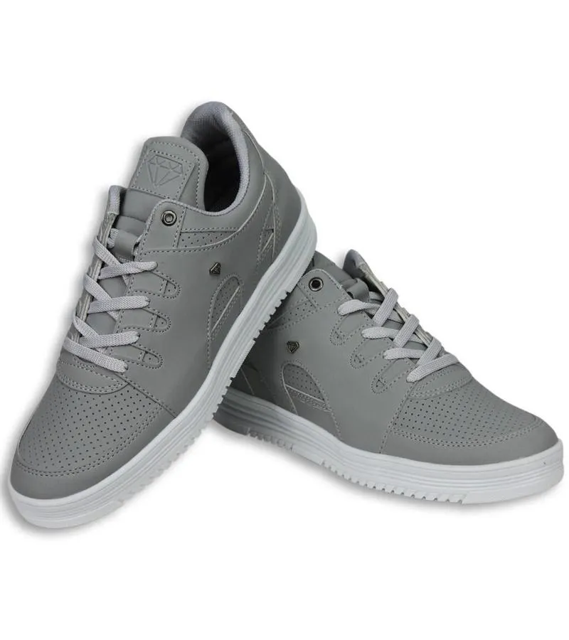 Zapatillas - Zapatos Para Hombre Unico Bajo - Gris