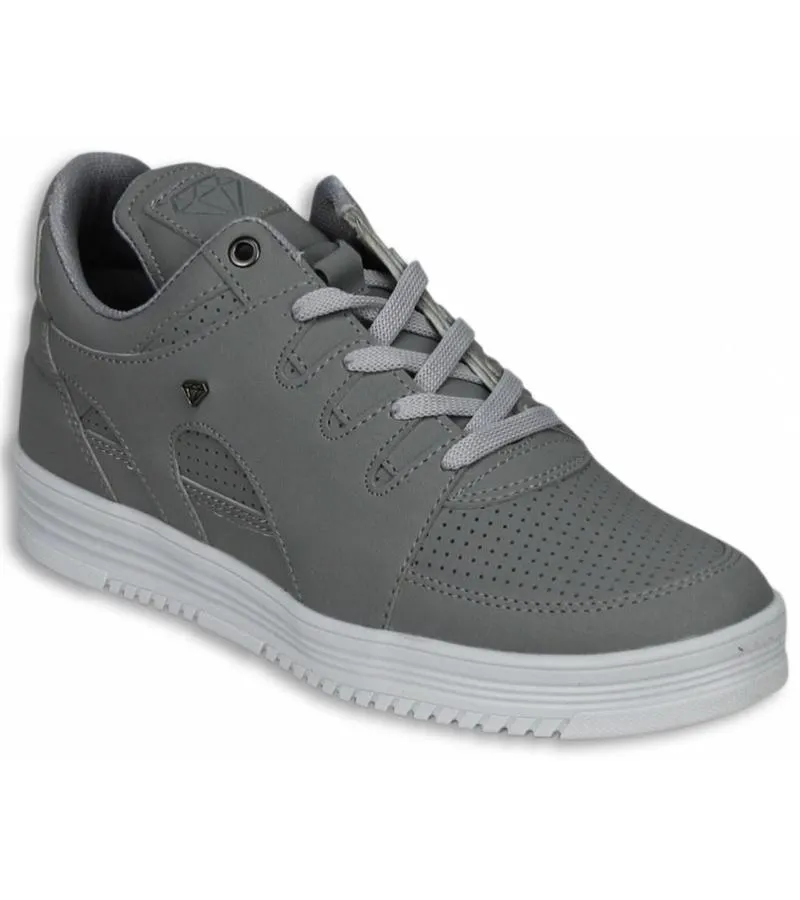 Zapatillas - Zapatos Para Hombre Unico Bajo - Gris