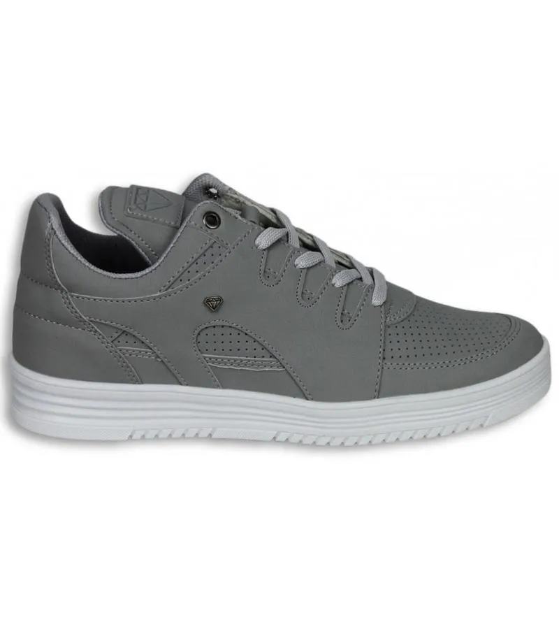 Zapatillas - Zapatos Para Hombre Unico Bajo - Gris