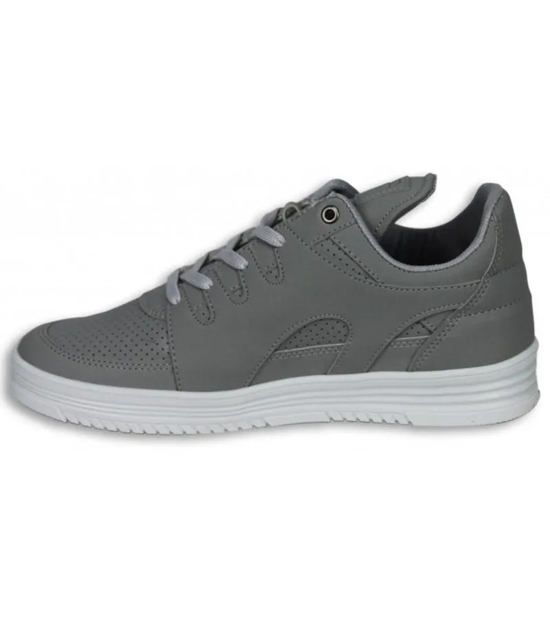 Zapatillas - Zapatos Para Hombre Unico Bajo - Gris